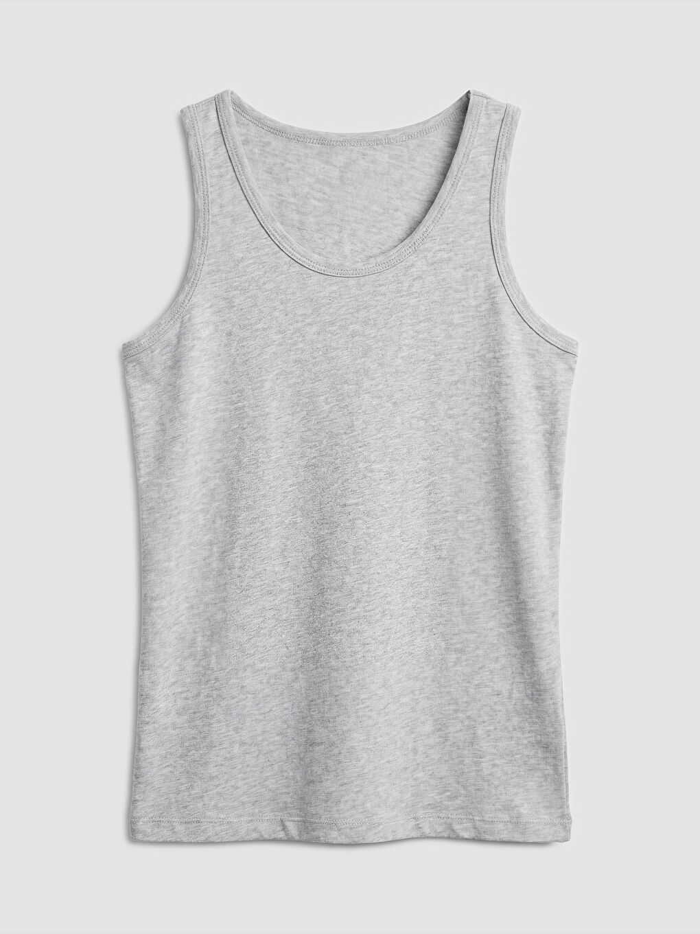 Siyah Bisiklet Yaka Erkek Çocuk Atlet 2'li-3