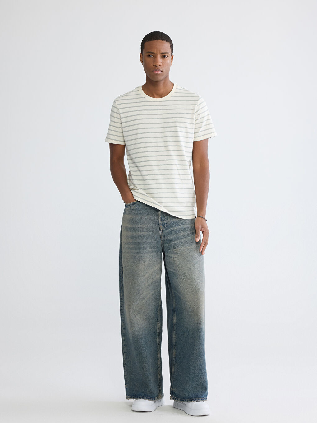 تي شيرت اخضر رجال-1