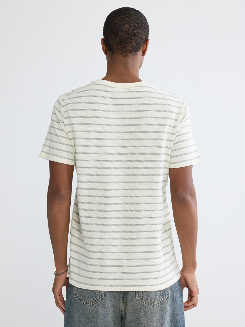 تي شيرت اخضر رجال-3