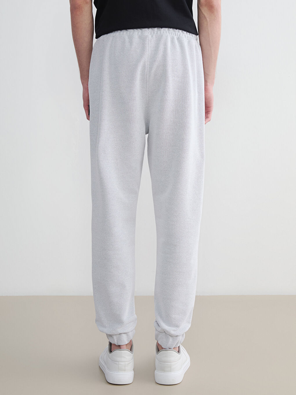 Gri Standart Kalıp Erkek Eşofman Altı-3