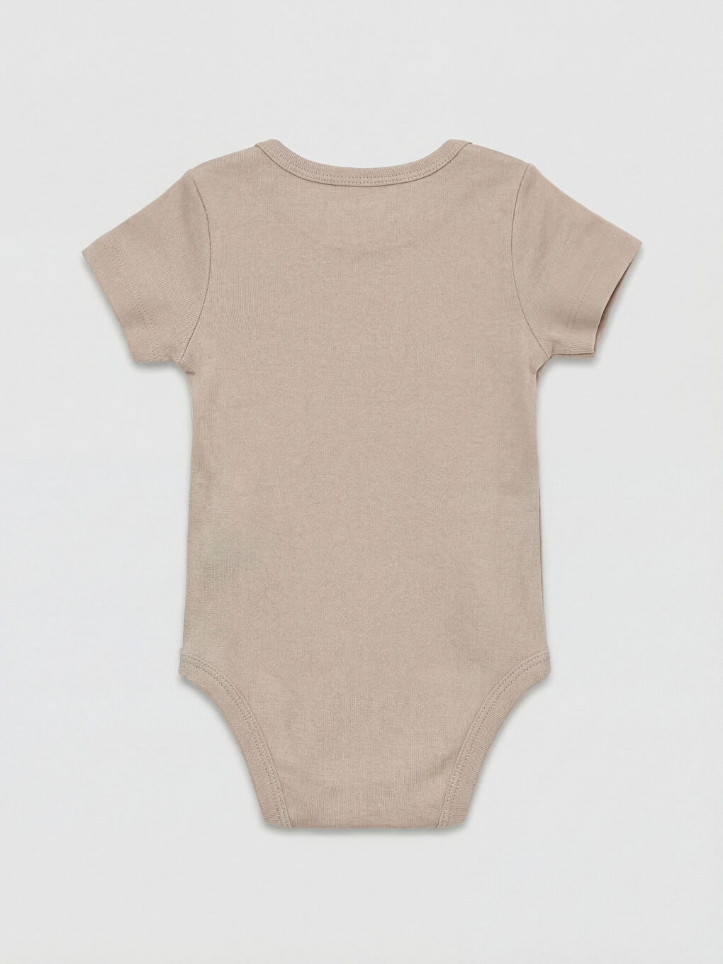 Ekru Fil Baskılı Erkek Bebek Çıtçıtlı Body 3'lü-2