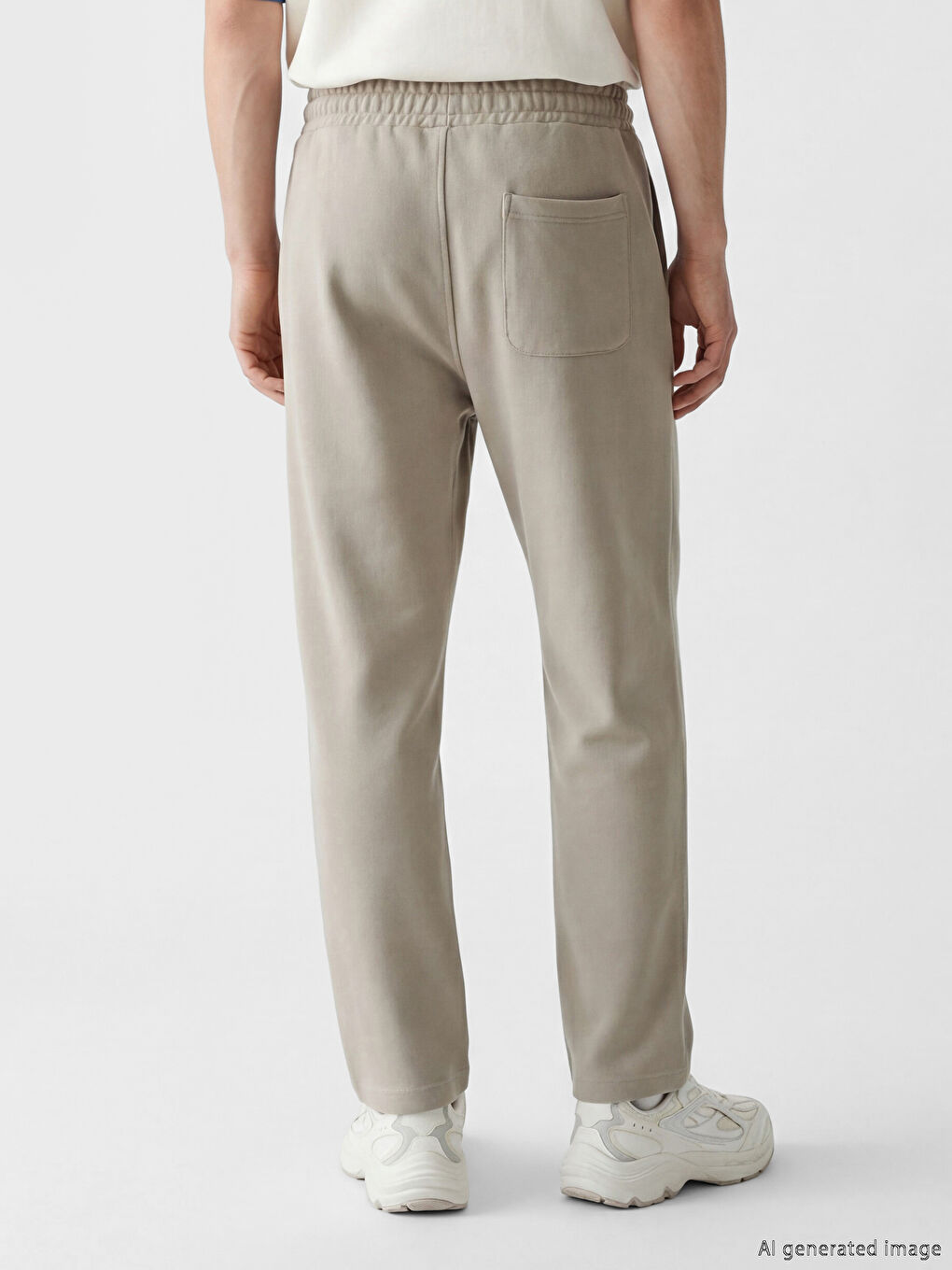 Kahverengi Standart Kalıp Erkek Eşofman Altı-2