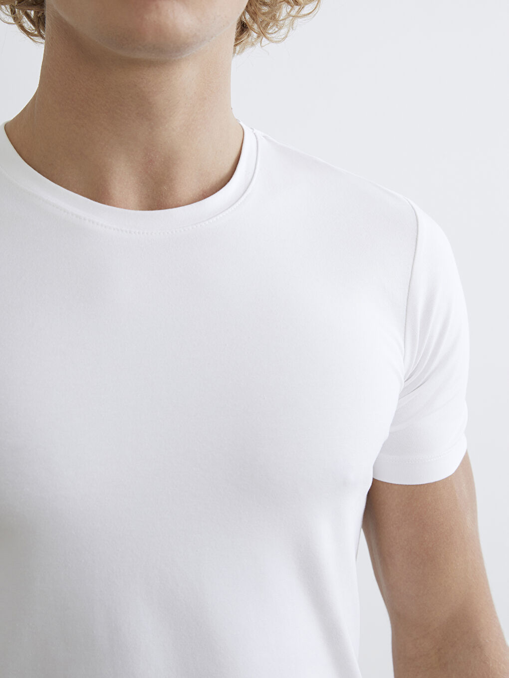 Crew Neck Jersey Men's T-Shirt-2