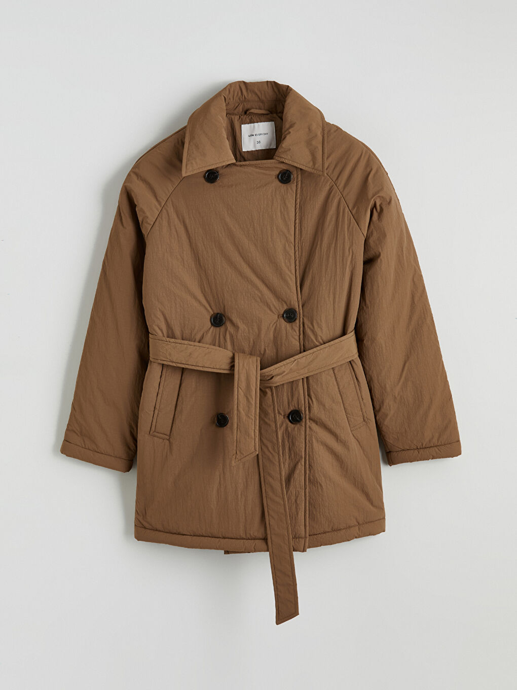 Shirt Collar Women's Puffer Jacket-5