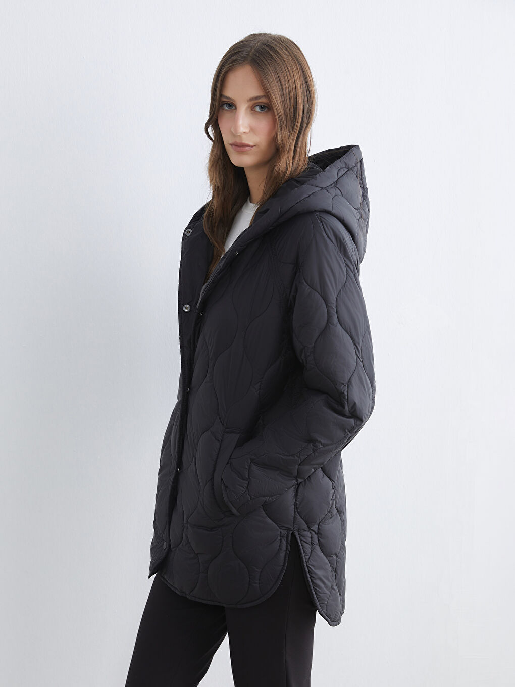 Woman BLACK Puffer Coat