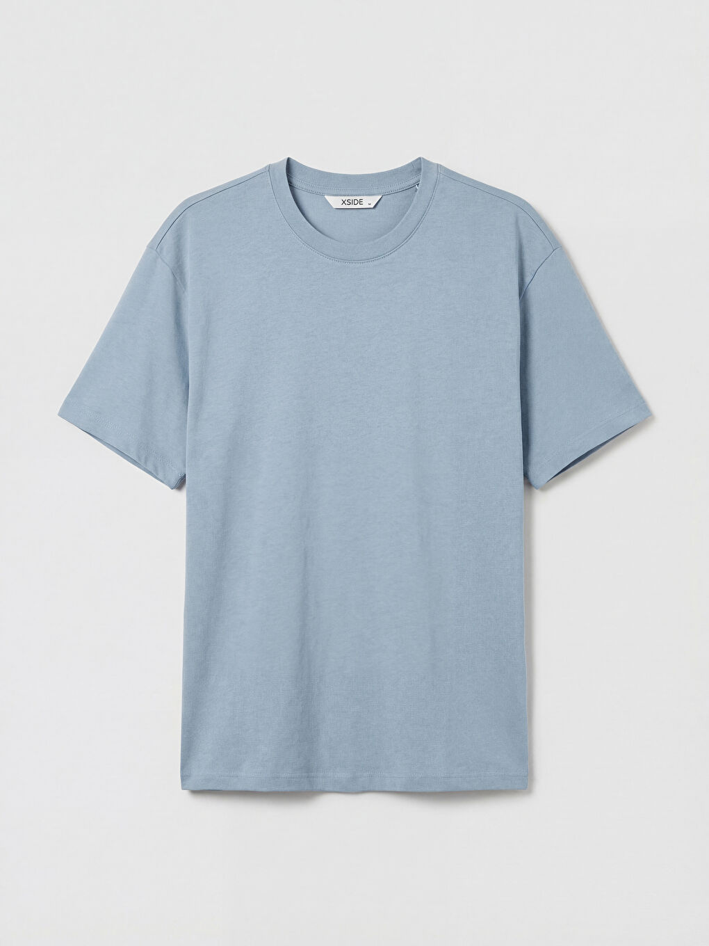 Mavi Bisiklet Yaka Erkek Tişört