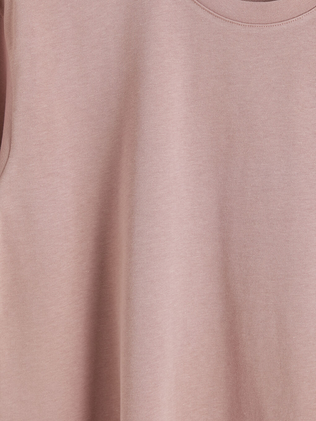 Pembe Bisiklet Yaka Erkek Tişört-2