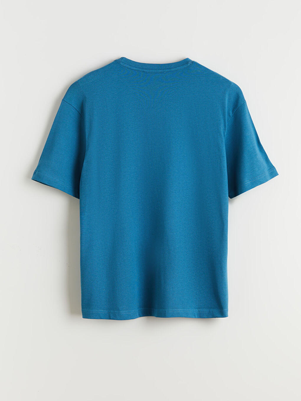 Mavi Bisiklet Yaka Erkek Tişört-5