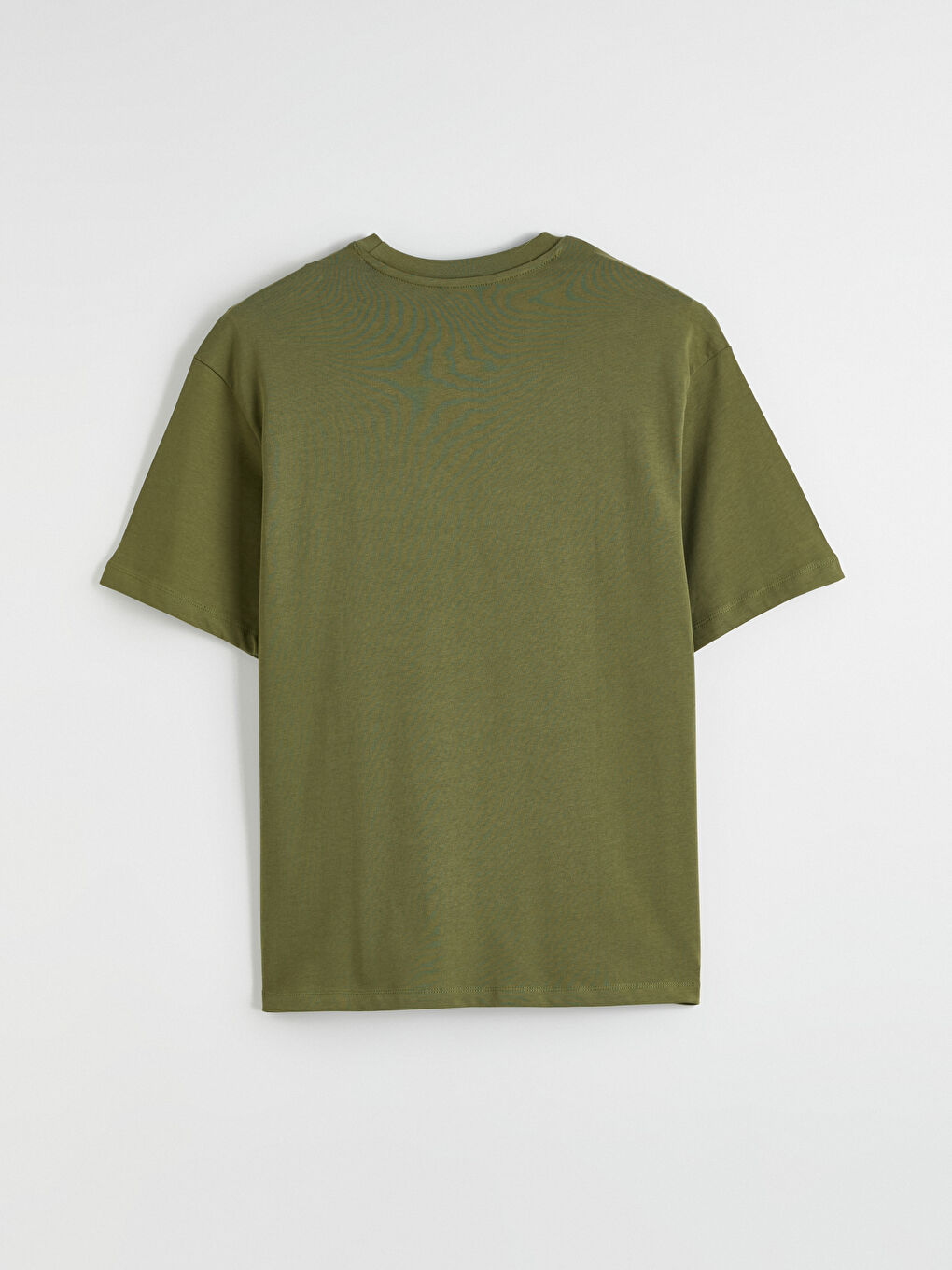 Haki Bisiklet Yaka Erkek Tişört-2