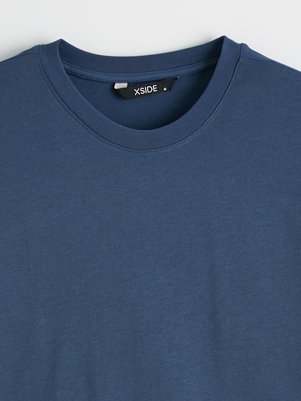 İndigo Bisiklet Yaka Erkek Tişört-1