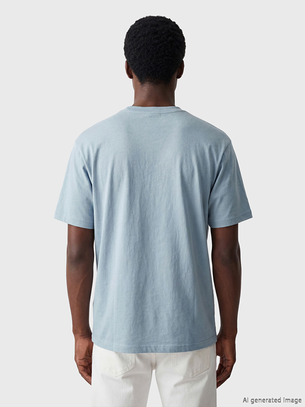 Loose Fit Basic Kalın  Tişört-3