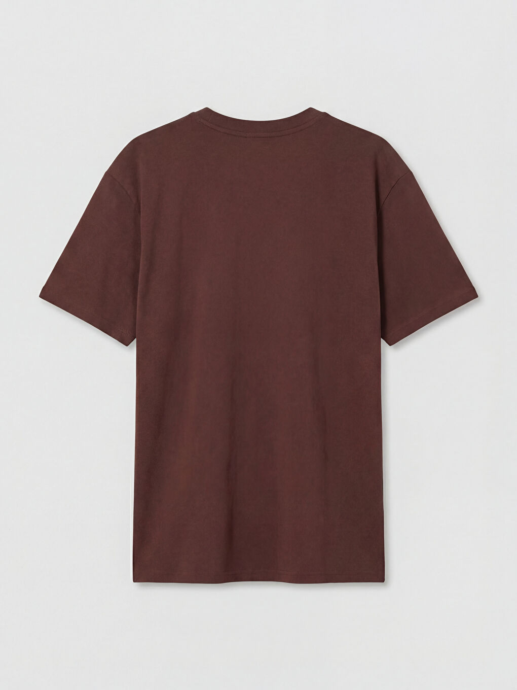 تي شيرت أساسي سميك بفتحة واسعة من قطن 100%-5