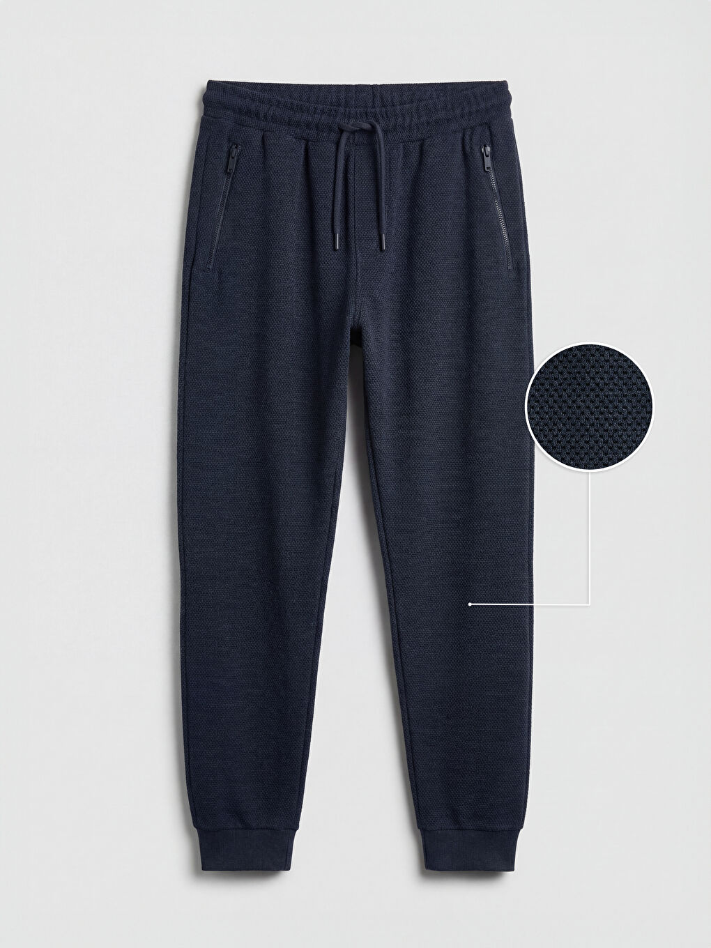 Lacivert Standart Kalıp Erkek Jogger Eşofman Altı