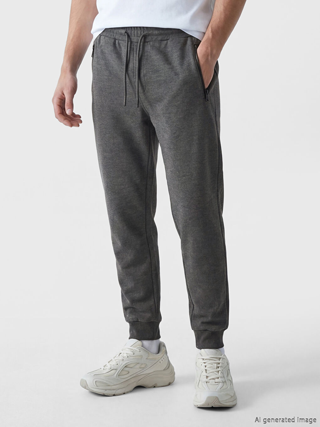 түзу пішімді ерлердің спорт шалбары-1