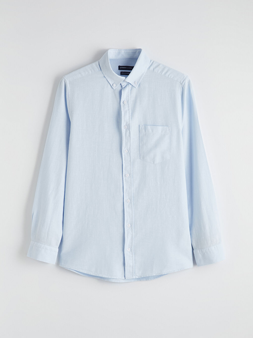 Mavi Regular Fit Keten Karışımlı Erkek Gömlek-4