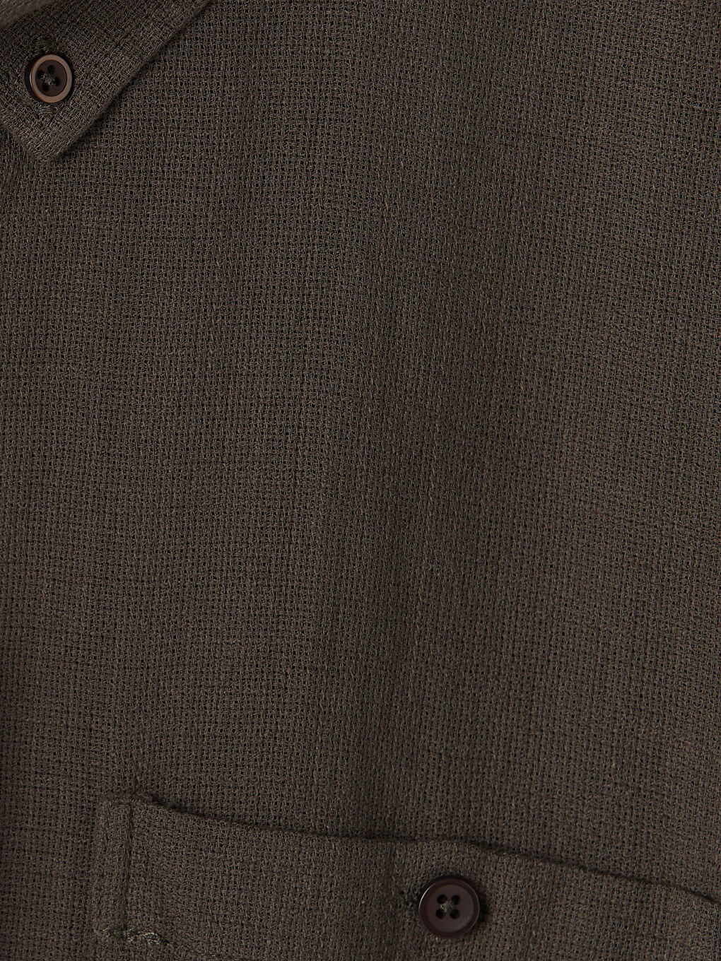 Kahverengi Regular Fit Poplin Erkek Gömlek-6