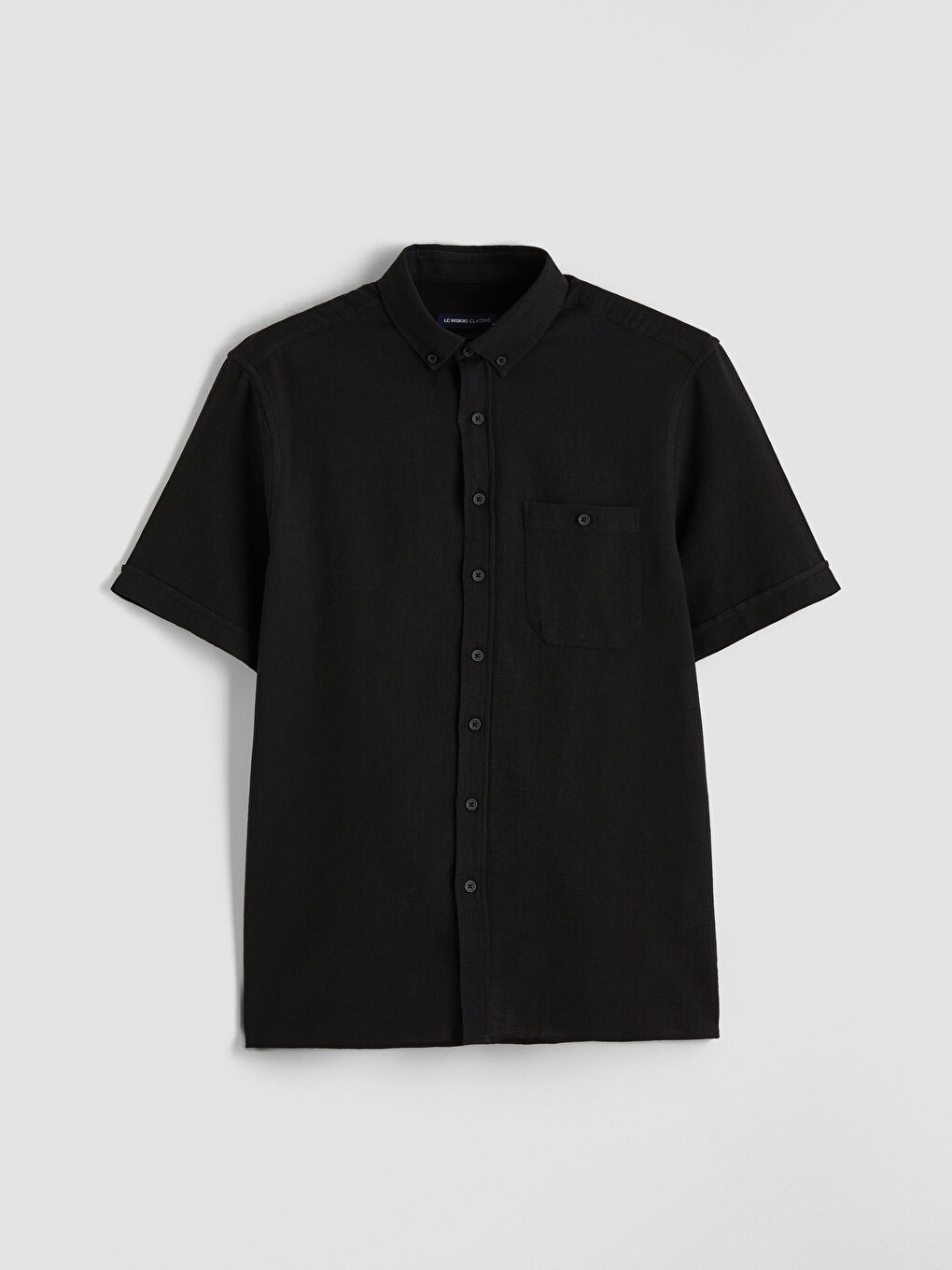 قميص أسود رجل-4