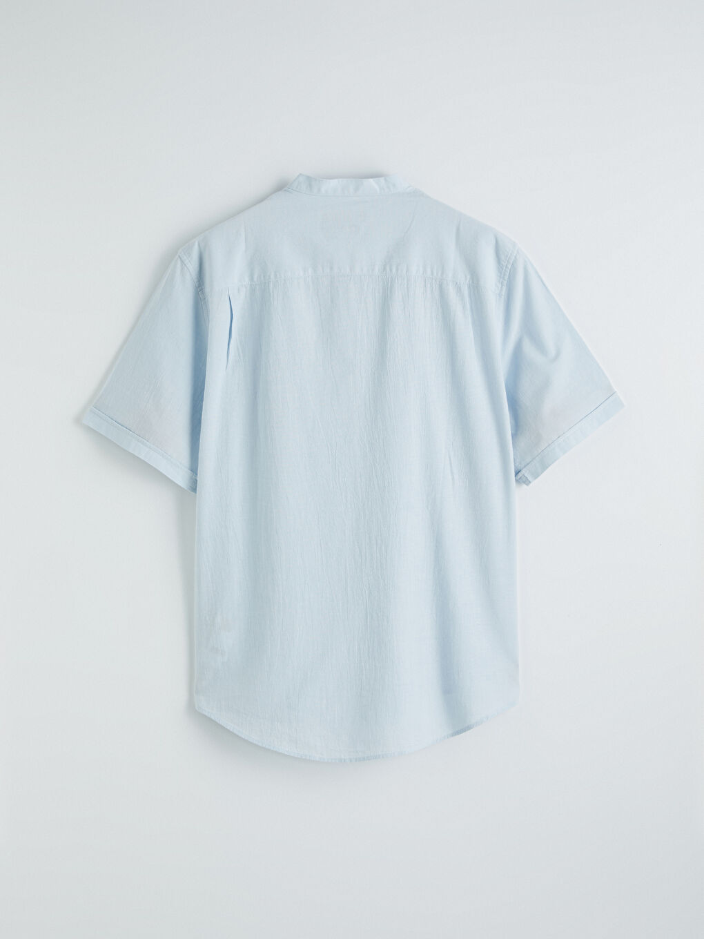 Сорочка чоловіча звичайного крою з виглядом льону-5