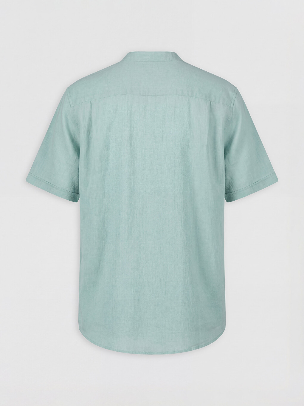 Regular Fit Linen-Look Men's Shirt	-5