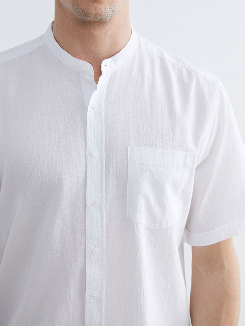 قميص أبيض رجل-4