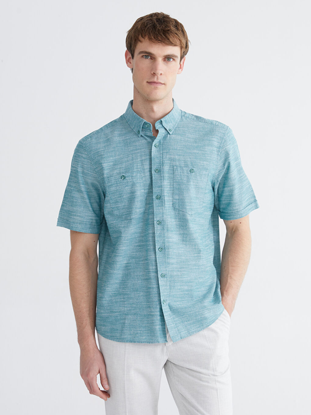 Man GREEN Shirt