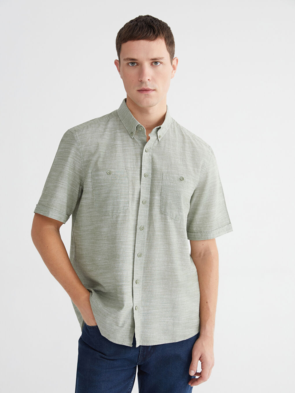 Muškarac TAMNO ZELENA Košulja