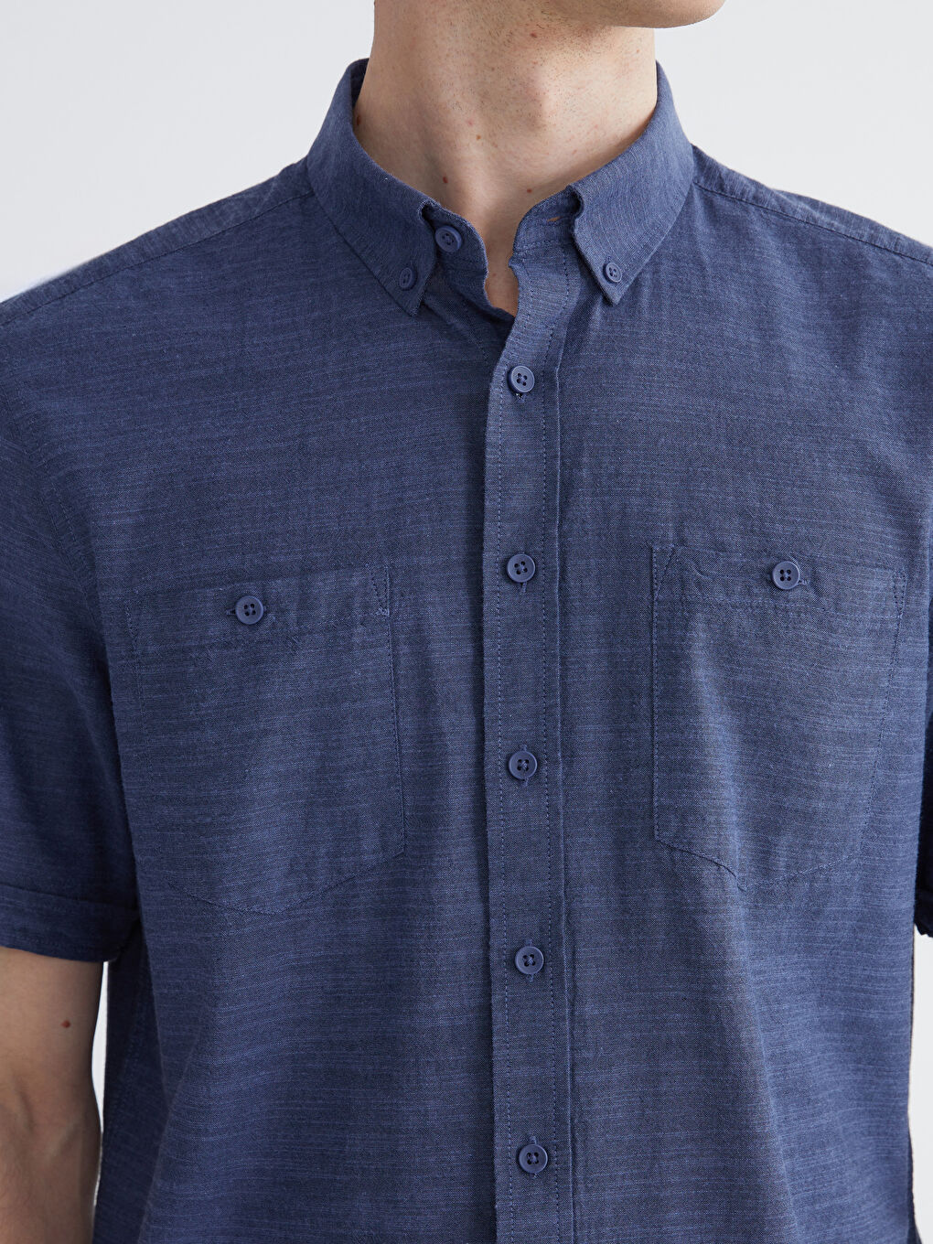 Regular Fit Poplin Erkek Gömlek-2