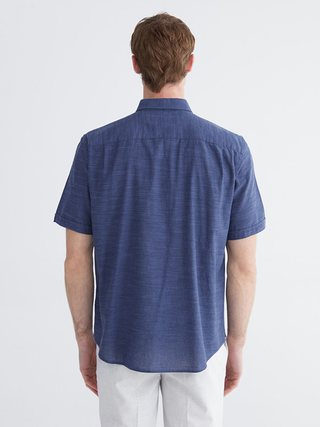 Regular Fit Poplin Erkek Gömlek-3