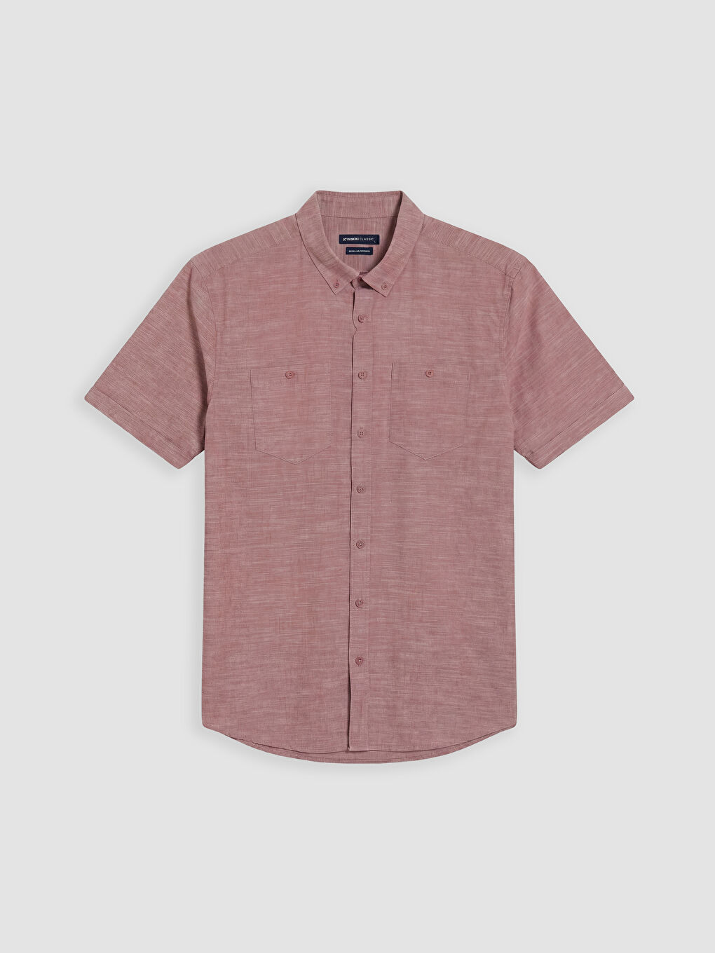 Turuncu Regular Fit Poplin Erkek Gömlek