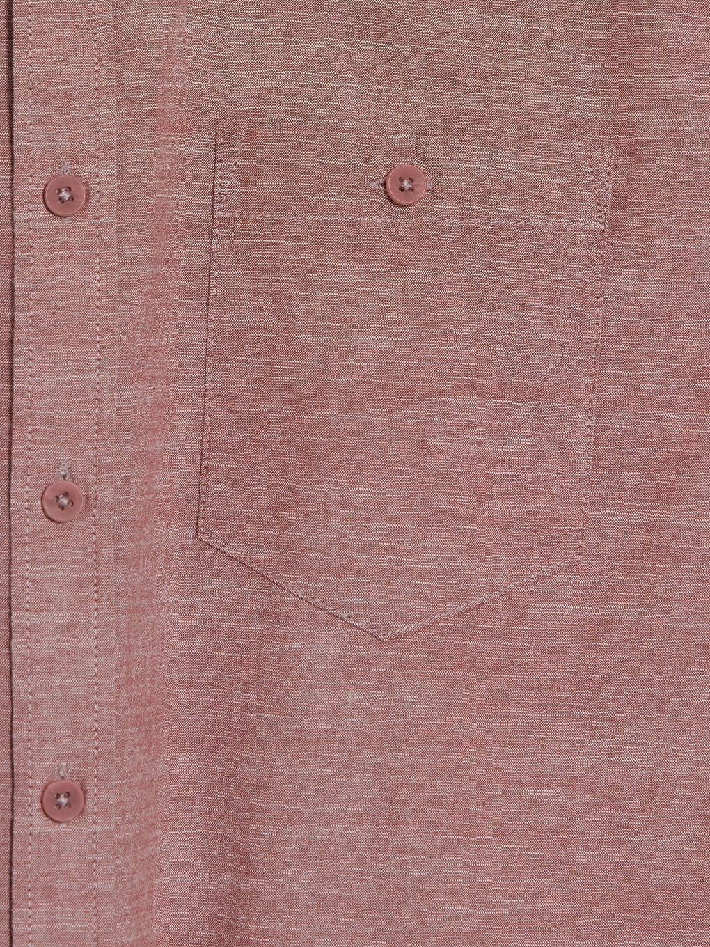 Turuncu Regular Fit Poplin Erkek Gömlek-1
