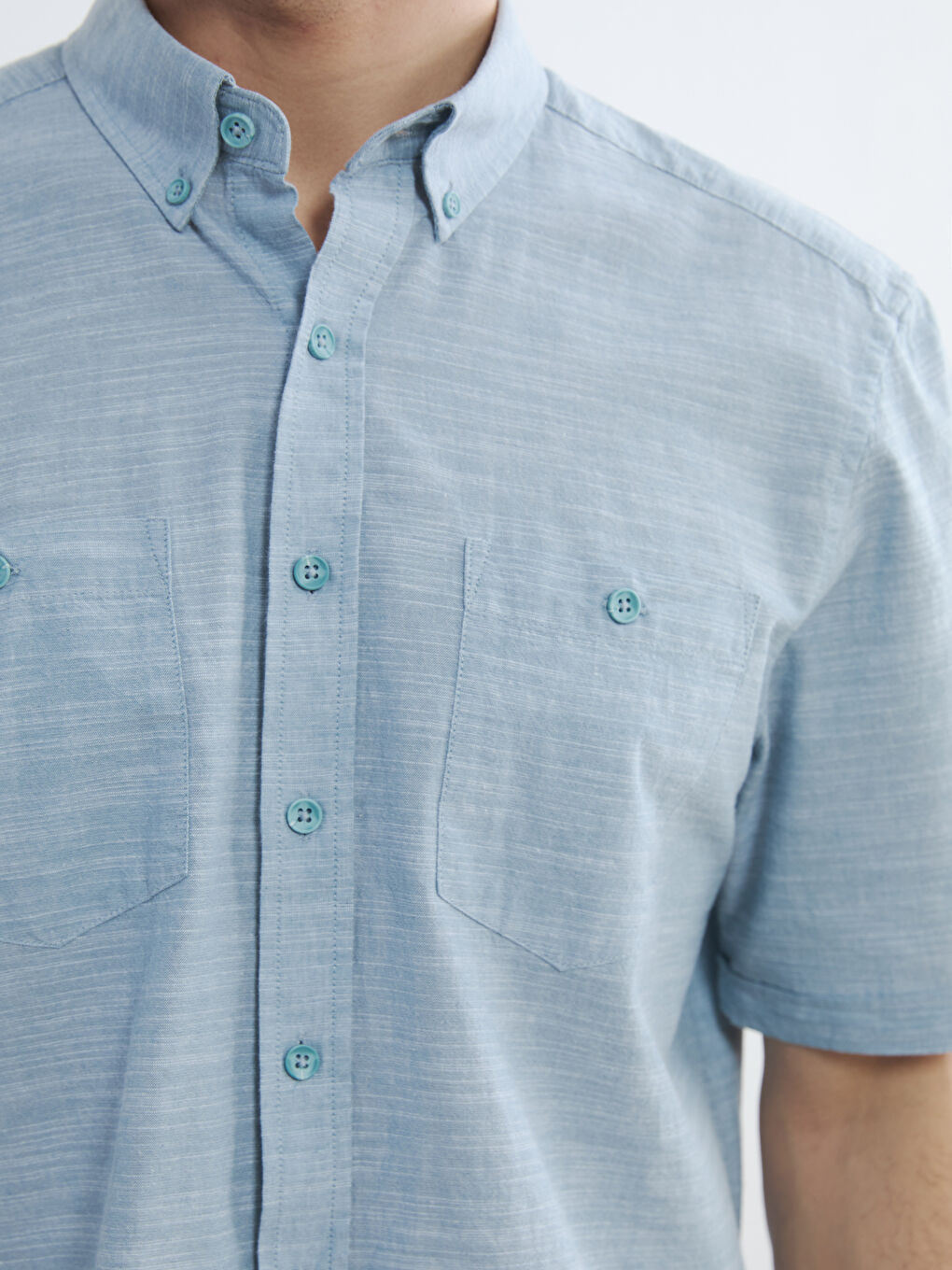 Mavi Regular Fit Poplin Erkek Gömlek-2