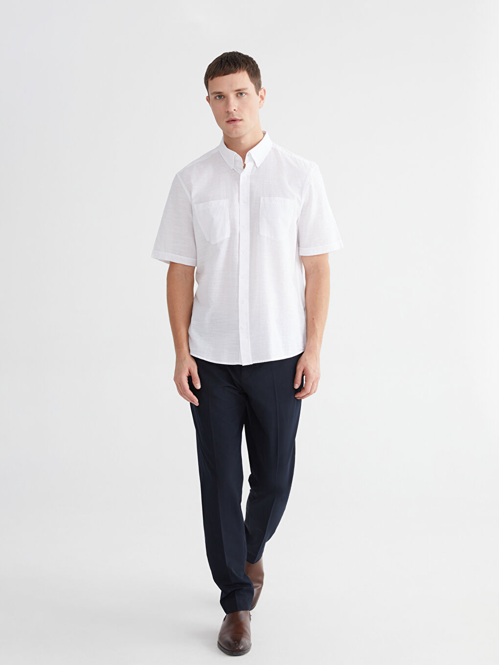 Man WHITE Shirt-1