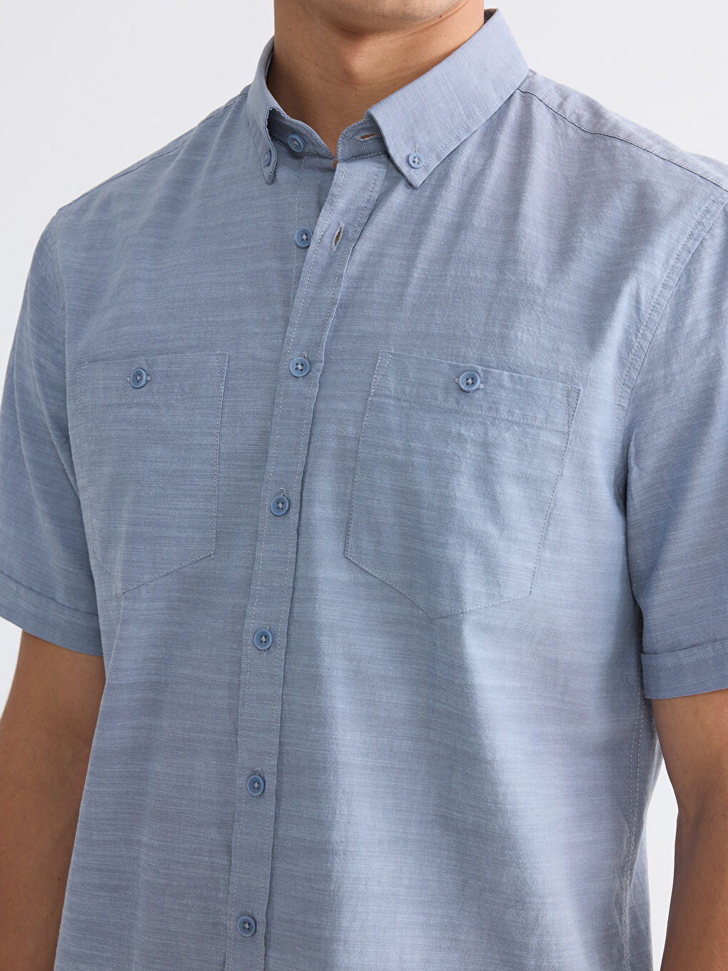Mavi Regular Fit Poplin Erkek Gömlek-2