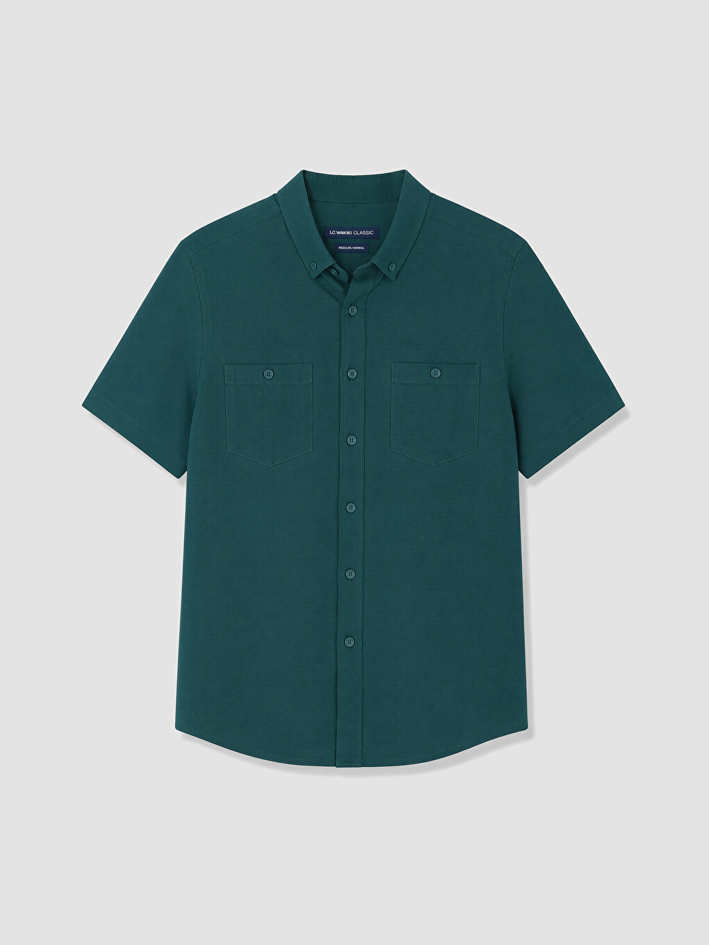 Regular Fit Poplin Men's Shirt-3