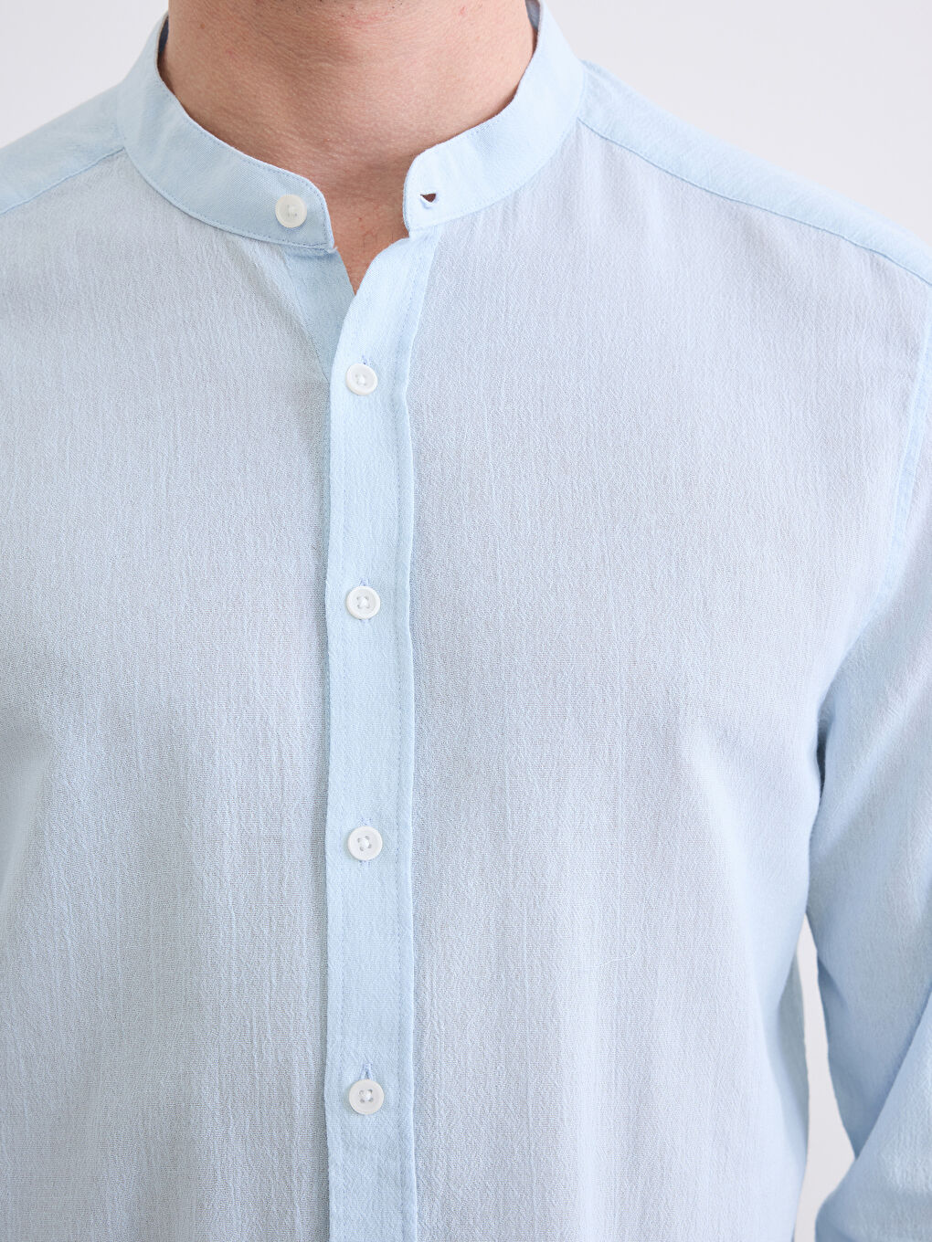 Mavi Regular Fit Hakim Yaka Erkek Gömlek-2
