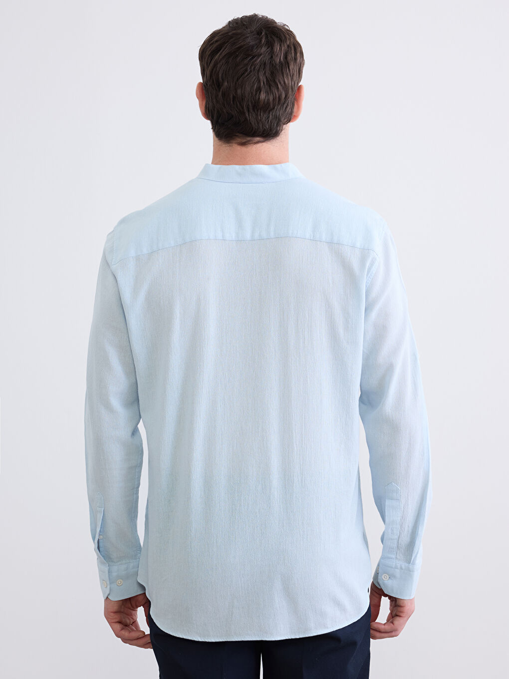Mavi Regular Fit Hakim Yaka Erkek Gömlek-3