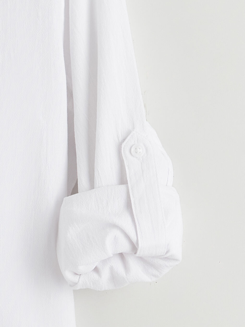 Regular Fit Crinkle Men's Grandad Collar Shirt-6