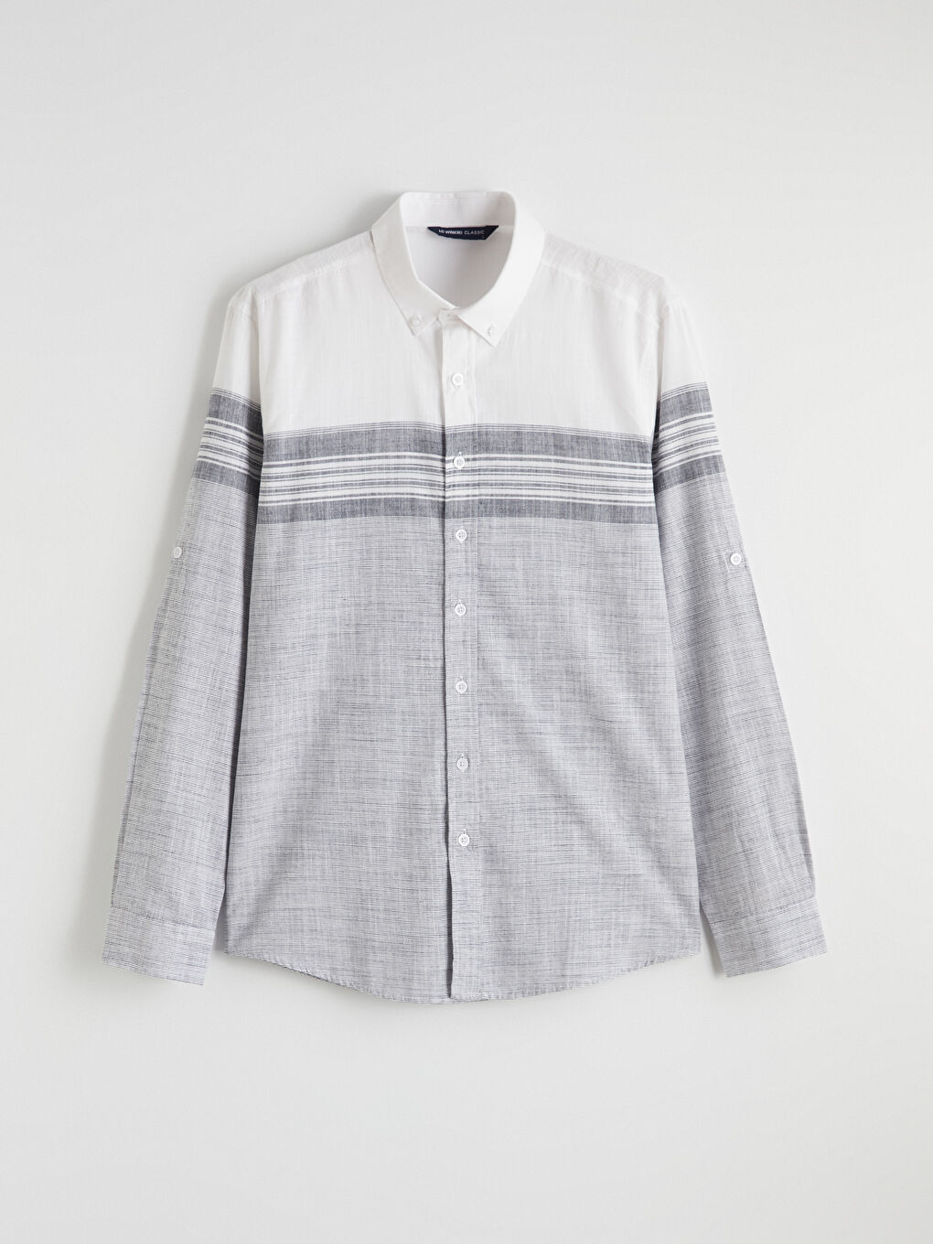 İndigo Regular Fit Çizgili Erkek Gömlek