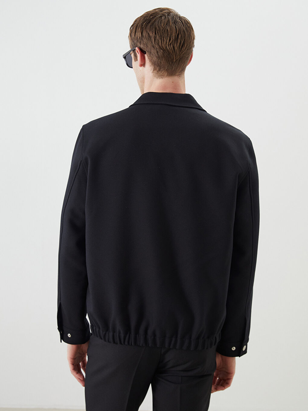 Standard Fit Collared Neck Men's Coat-5