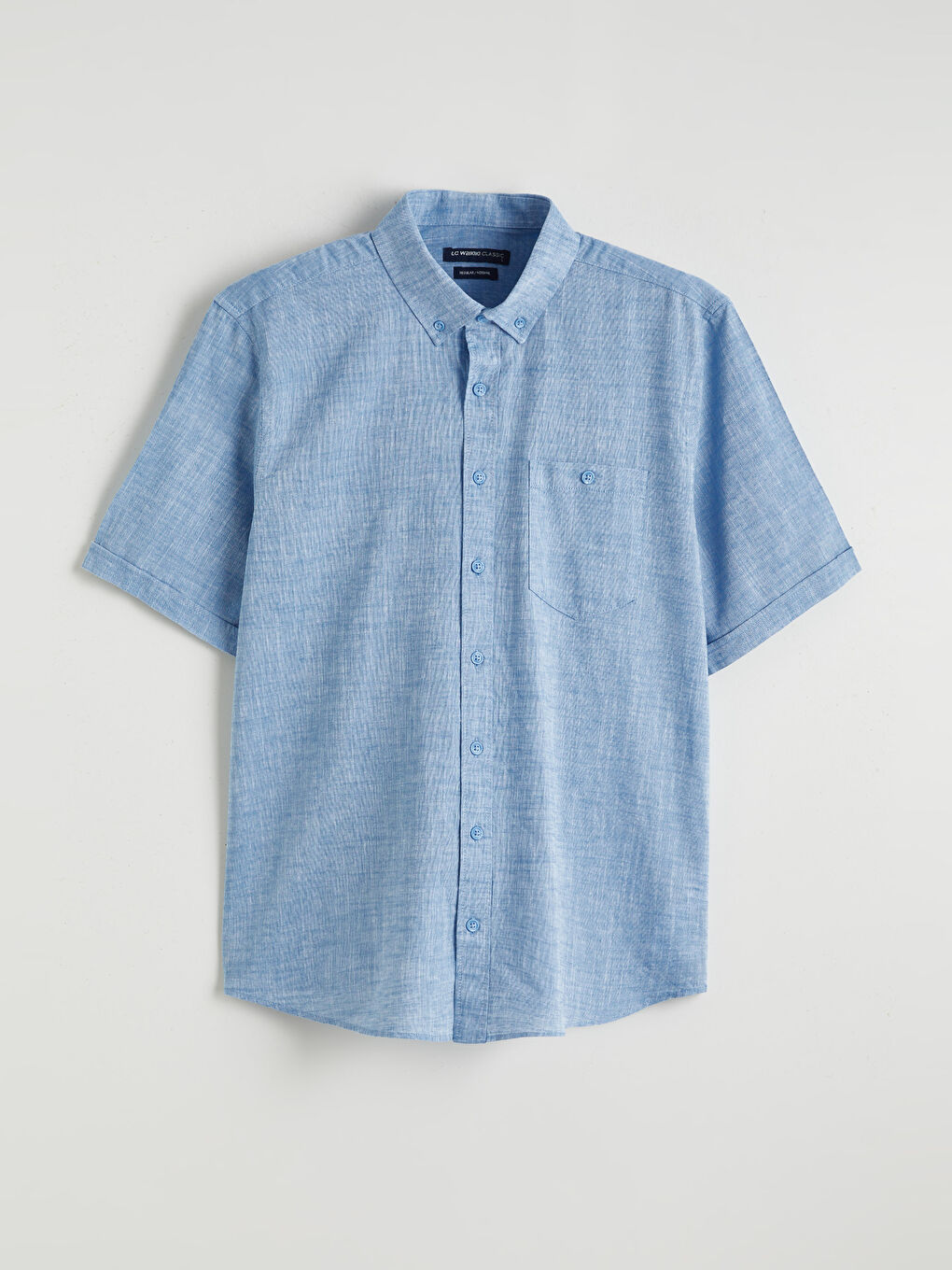 قالب ئاسایی لێنن تێکەڵە کراس پیاوان-4