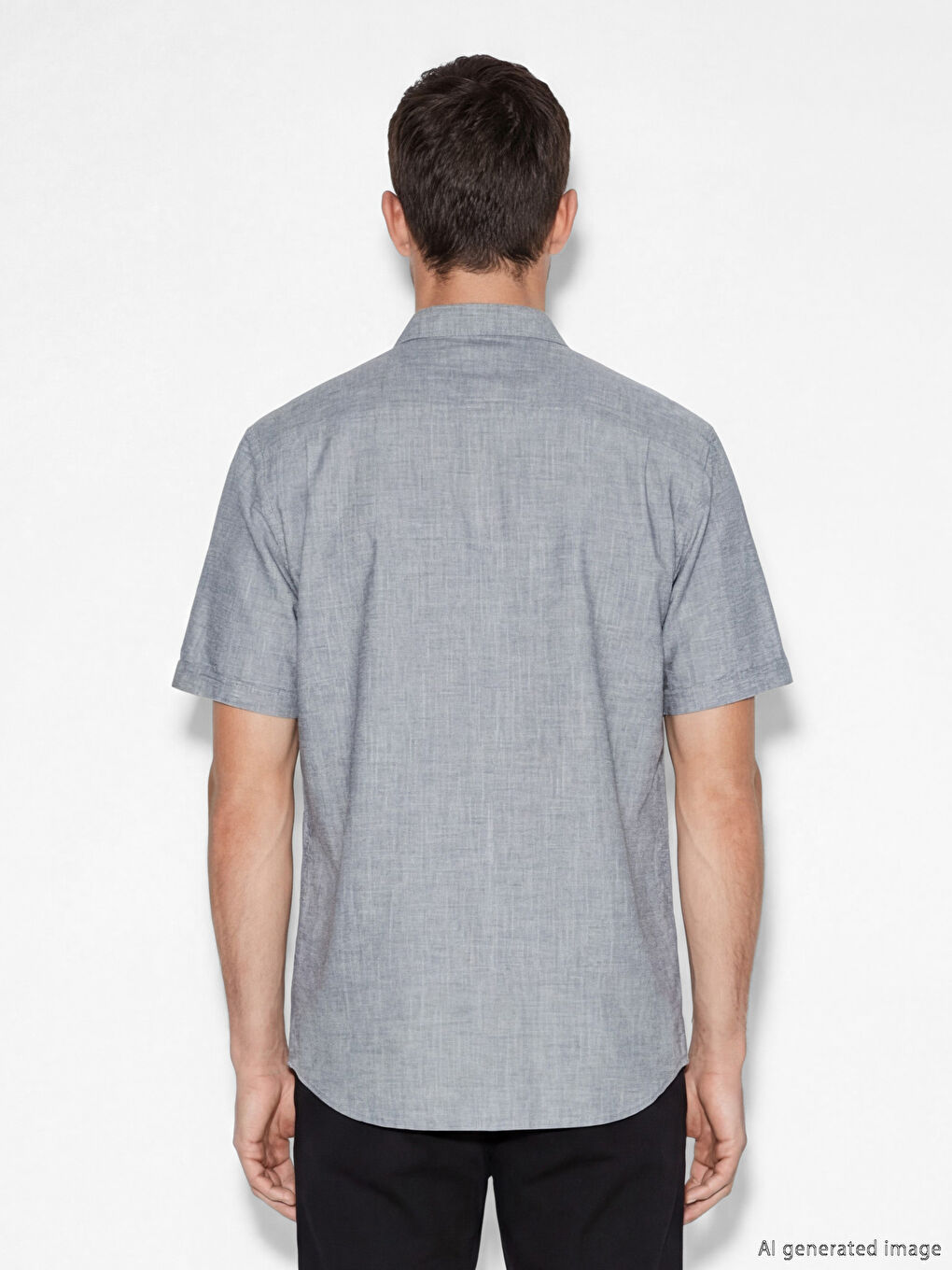 Πουκάμισο από μείγμα λινού κανονικής εφαρμογής για άνδρες-3