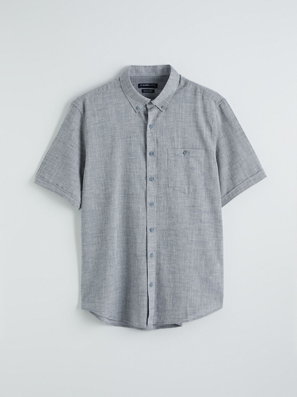 Πουκάμισο από μείγμα λινού κανονικής εφαρμογής για άνδρες-4