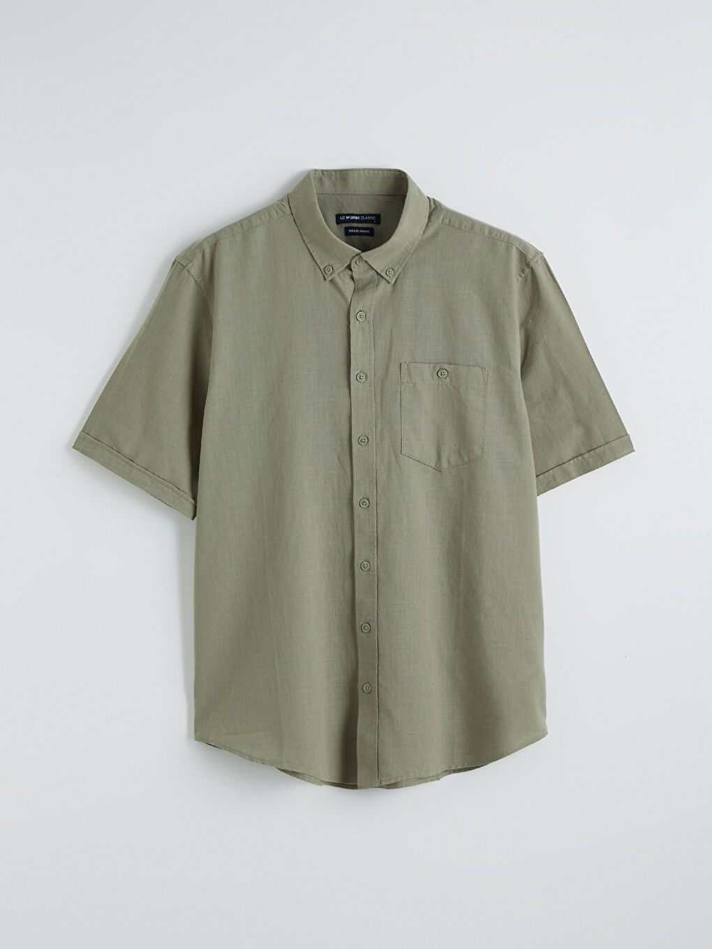 Πουκάμισο από μείγμα λινού κανονικής εφαρμογής για άνδρες-4