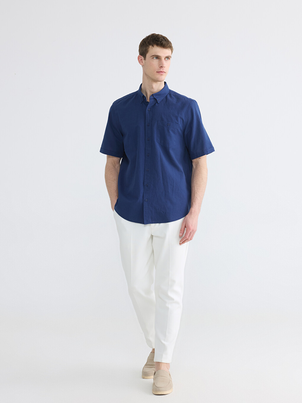Man Navy Shirt-1