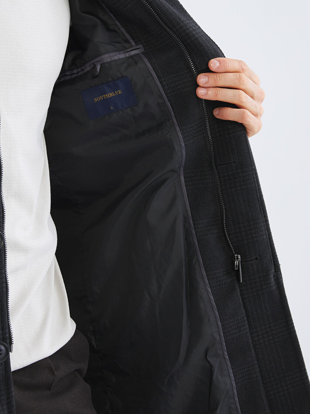 Standard Fit Jacket Collar Men's Cachet Coat-4