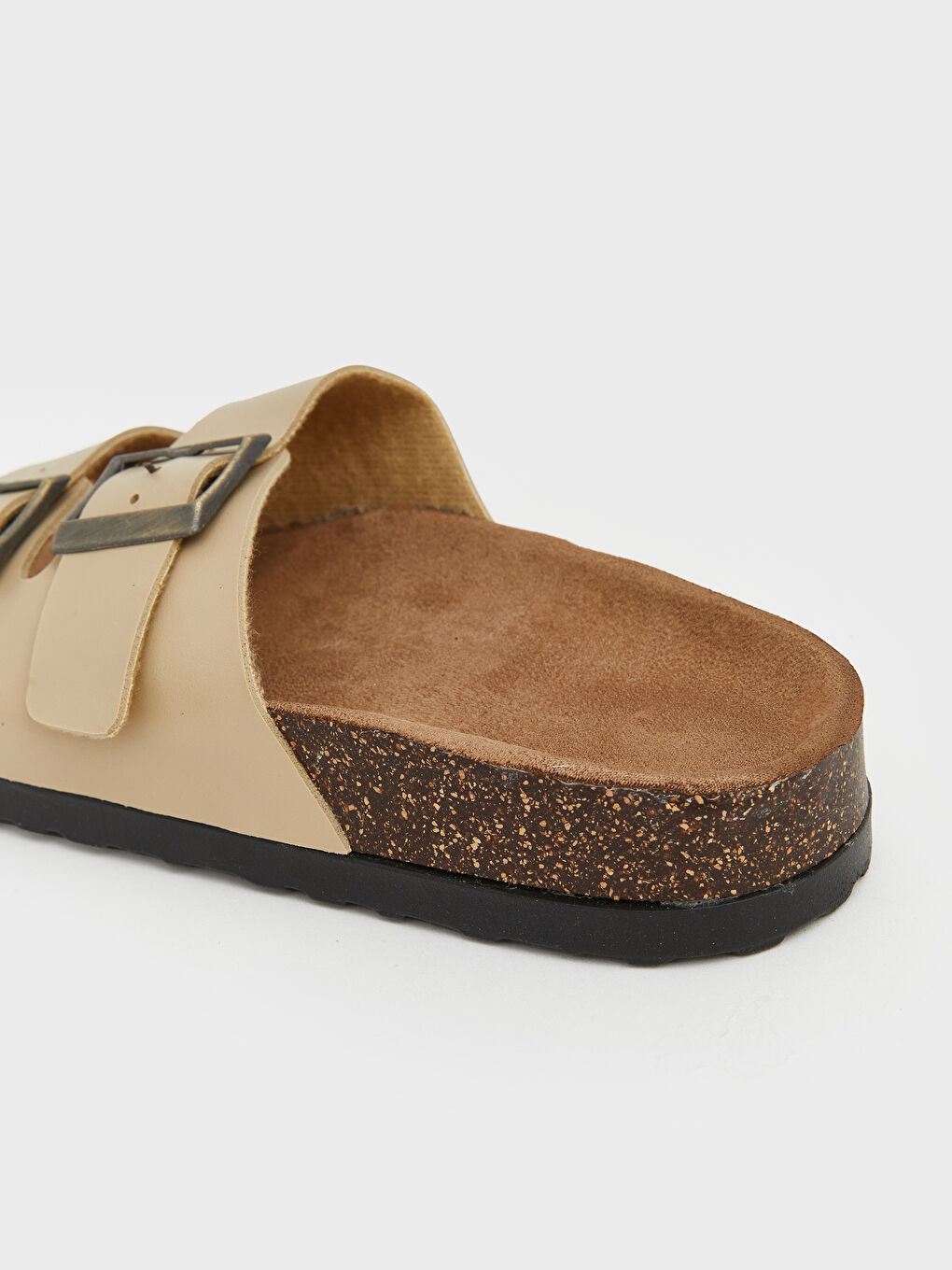 نعال نساء بنعل من الفلين ذو شريط مزدوج-4