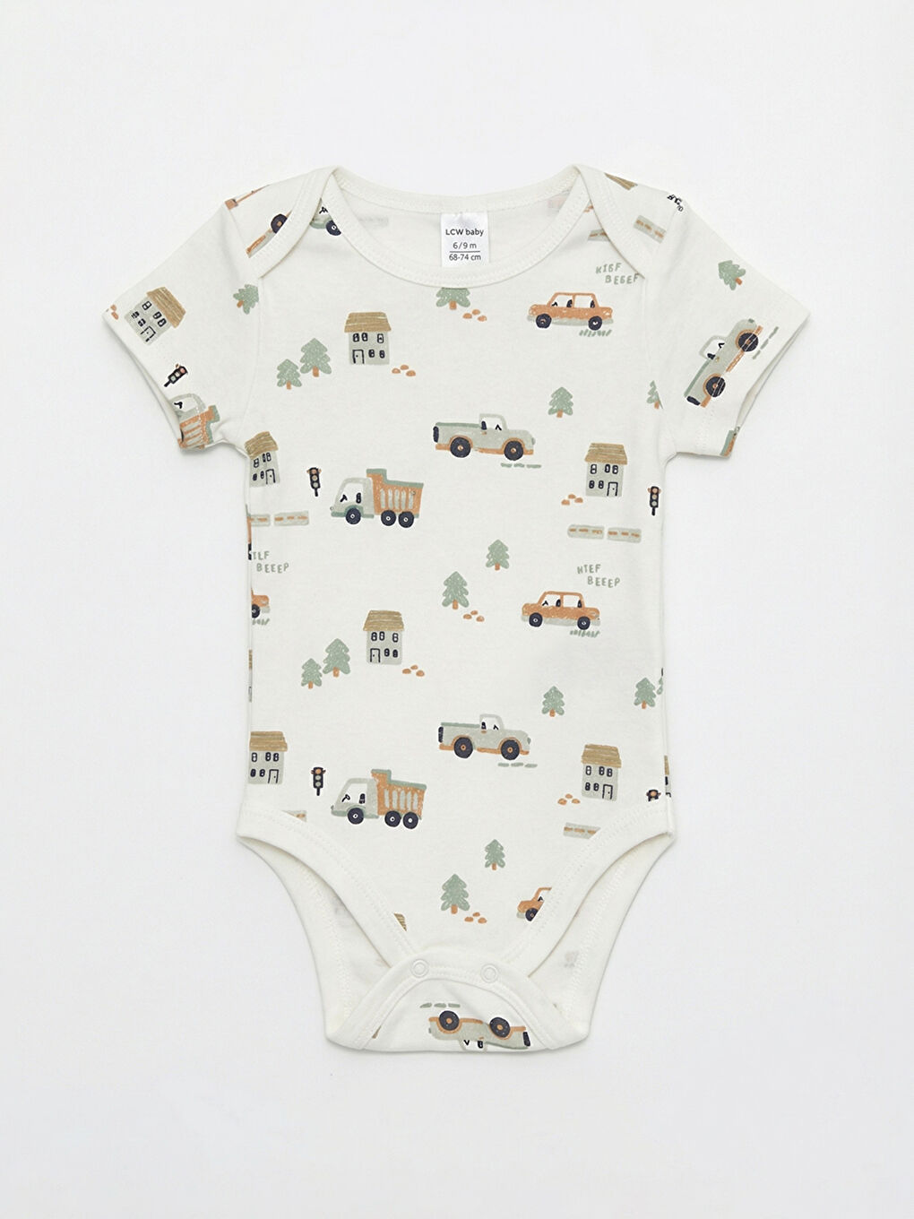 Baby Boy ECRU Bodysuit-1