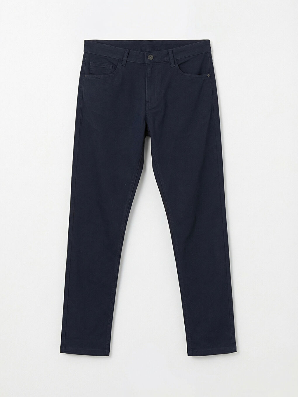 Lacivert Slim Fit Gabardin Erkek Chino Pantolon-4