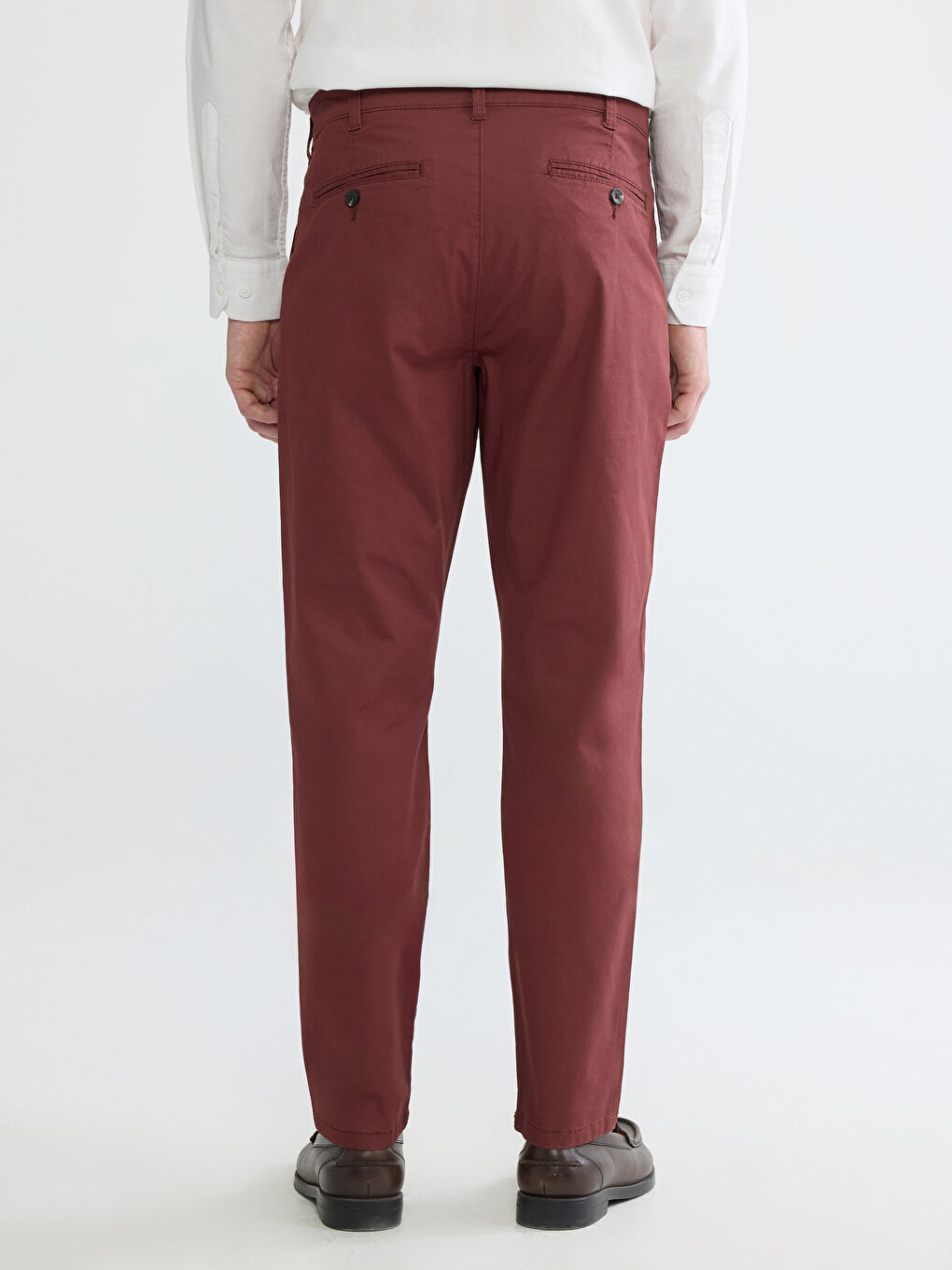 Slim Fit Gabardine Men's Chino Trousers-3