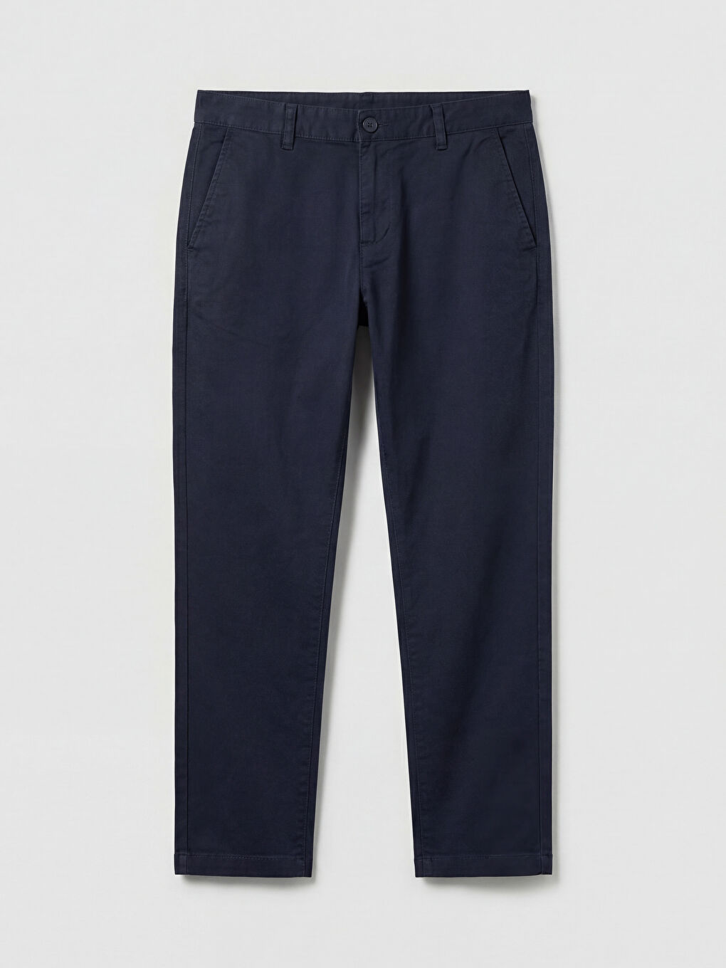 Lacivert Slim Fit Gabardin Erkek Chino Pantolon-4